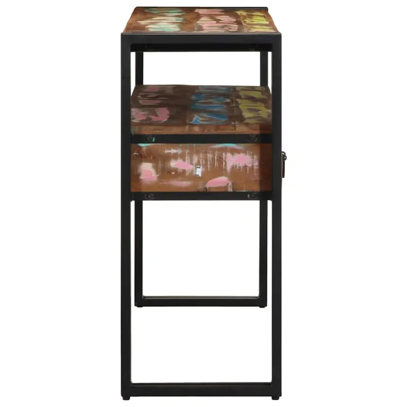 Konsolinis stalas 120 x 33 x 75 cm Kietas atkurtas medis