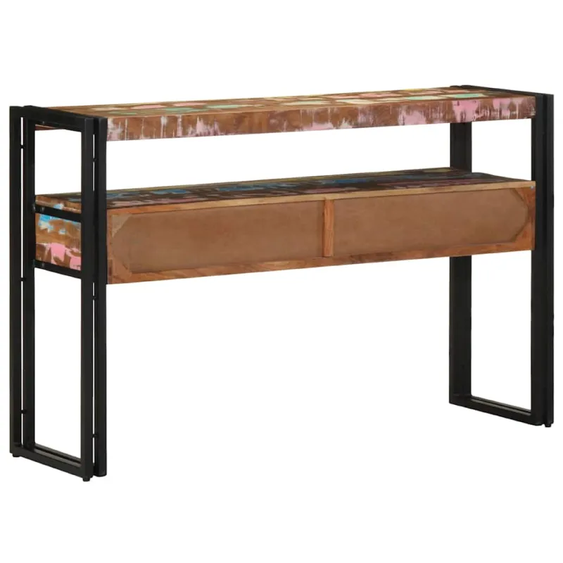 Konsolinis stalas 120 x 33 x 75 cm Kietas atkurtas medis