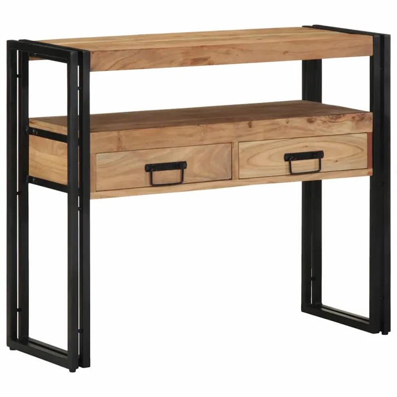 Konsolinis stalas Ruda 90 x 33 x 75 cm Kietos akacijos mediena