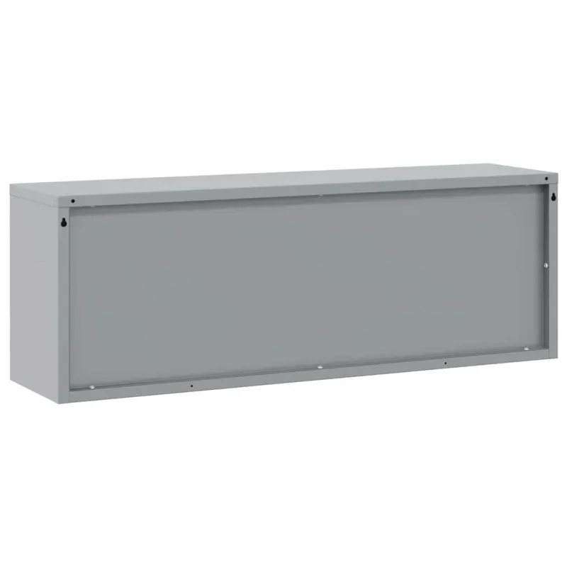 Įrankių spinta su saugykla Juoda ir pilka 100 x 25 x 35 cm