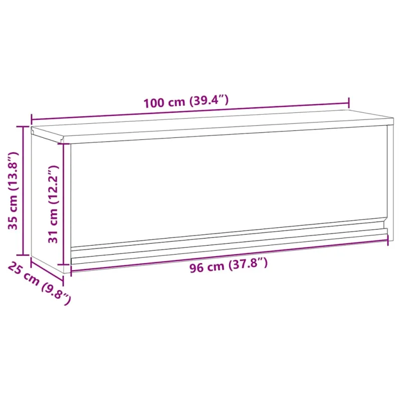 Įrankių spinta su saugykla Juoda ir pilka 100 x 25 x 35 cm