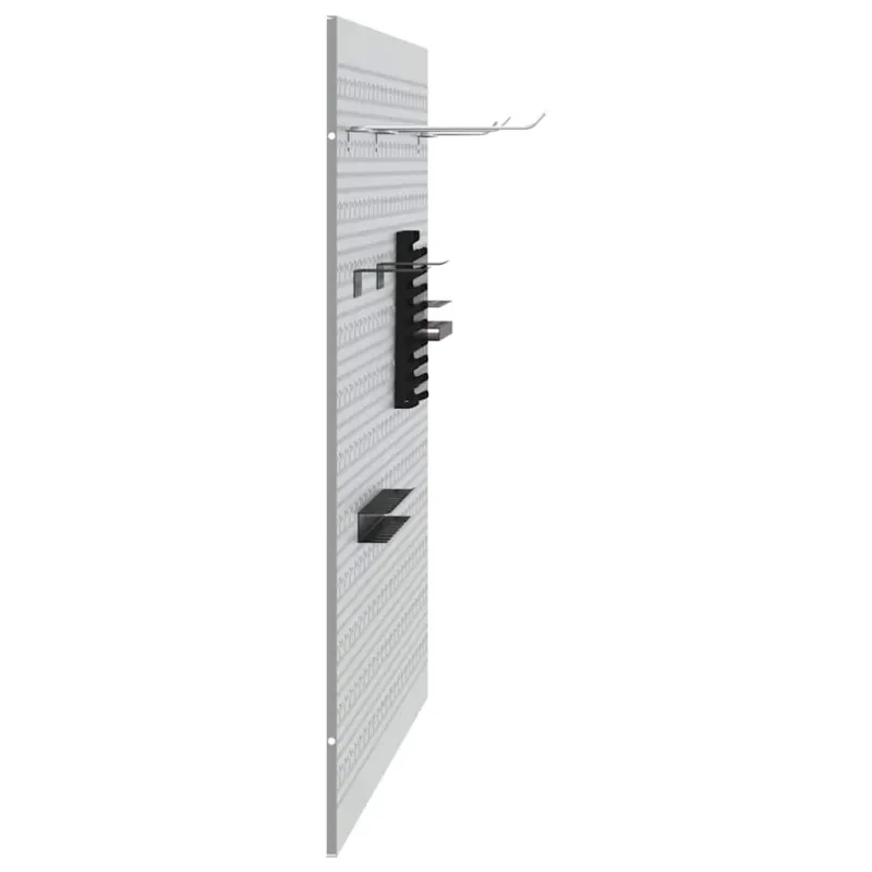 Įrankių sienelė 2 pcs Pilka 100 x 1 x 80 cm