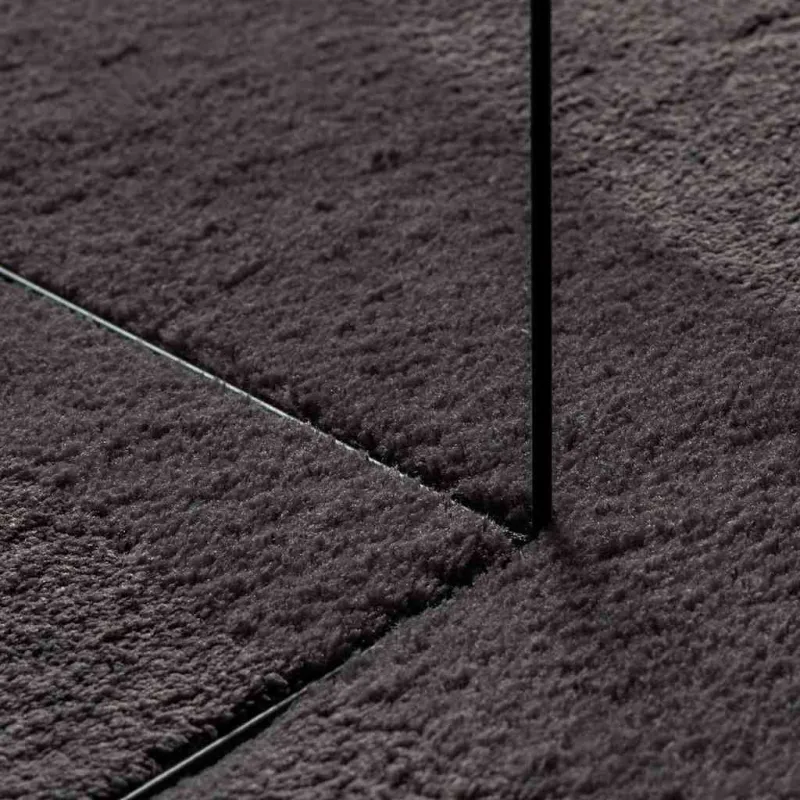 Zoninės kiliminės dangos HUARTE Antracitas 100 x 200 cm