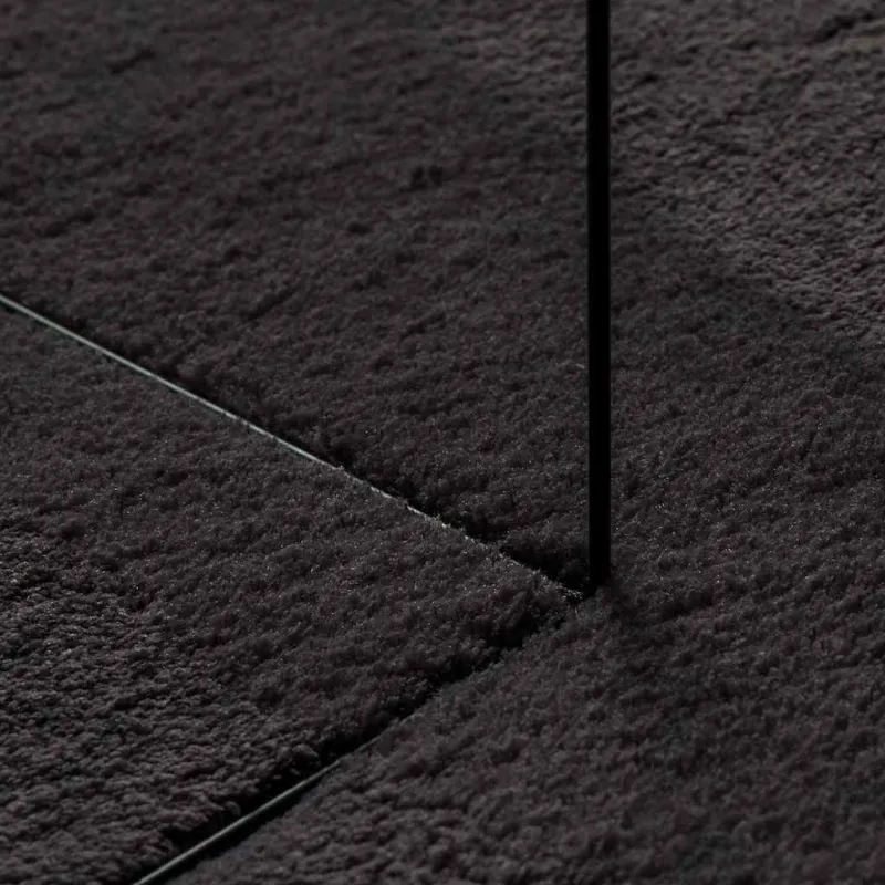 Zoninės kiliminės dangos HUARTE Juoda 140 x 200 cm