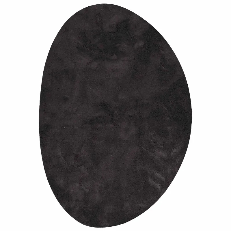 Zoninės kiliminės dangos HUARTE Juoda 140 x 200 cm Poliesteris
