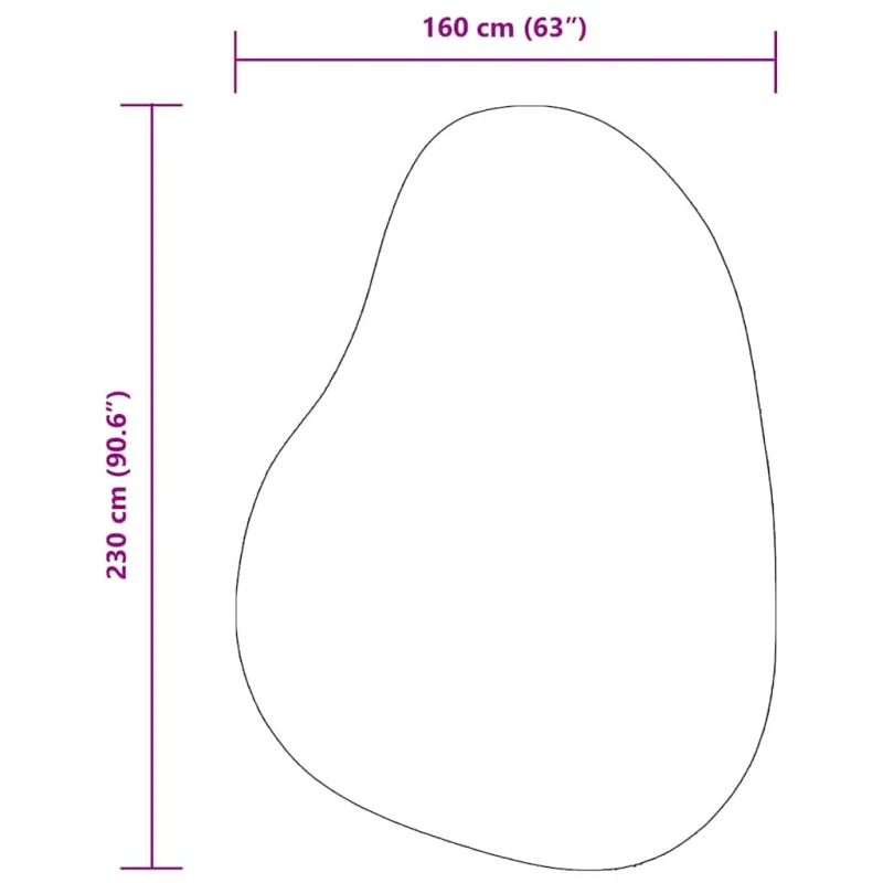 Zoninės kiliminės dangos HUARTE Juoda 160 x 230 cm Poliesteris