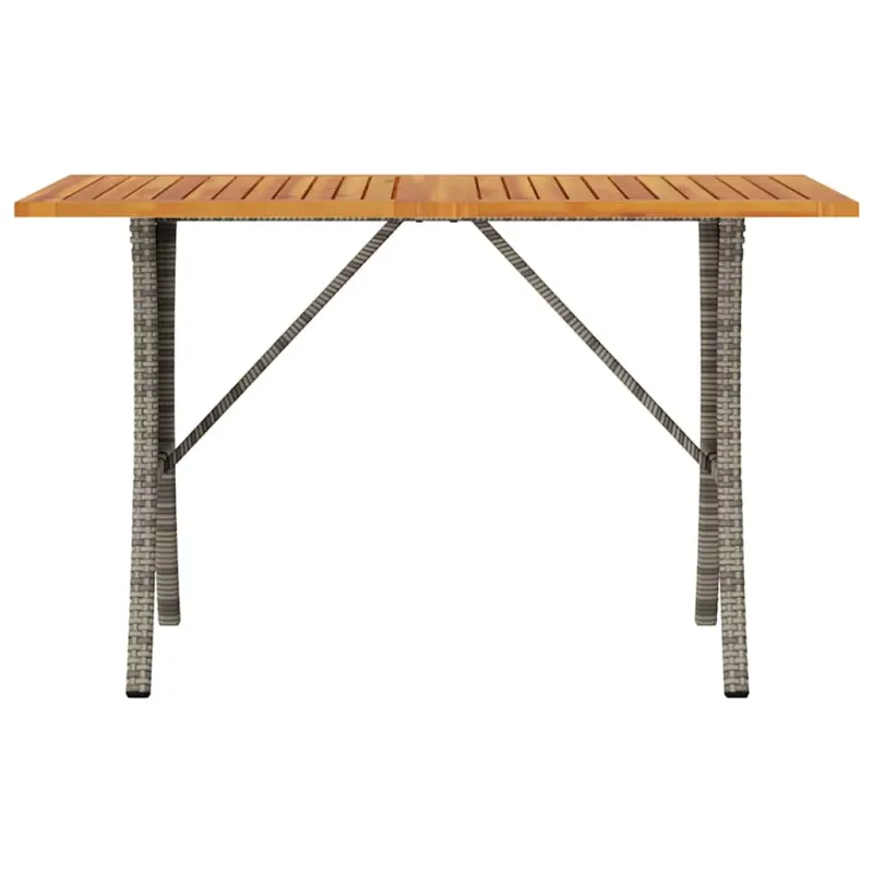 Trivietė sodo sofa su pagalvėlėmis ir staliuku, pilkos spalvos