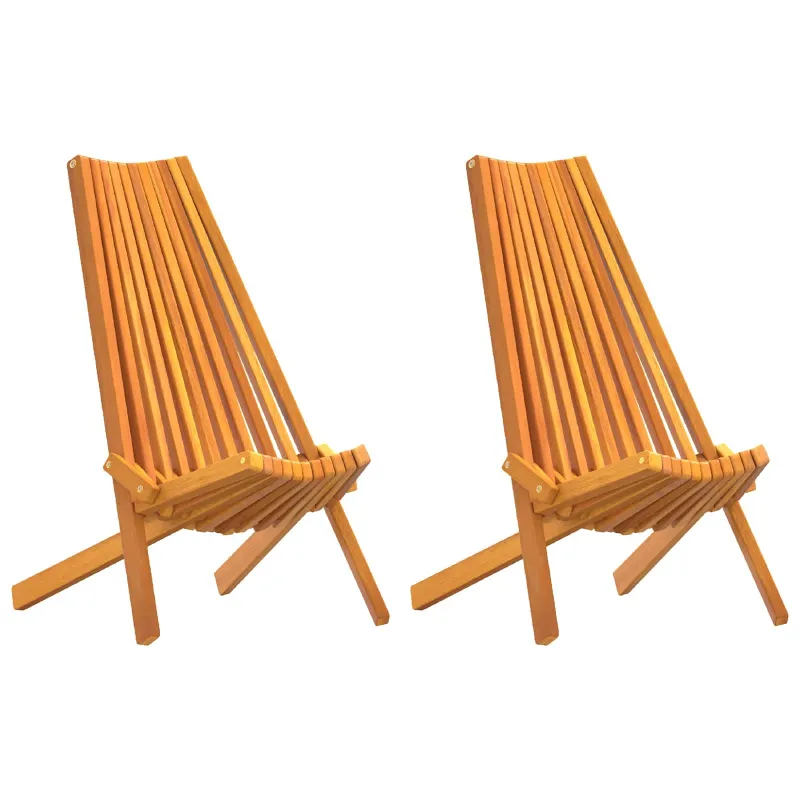 Kėdė 2 pcs Ruda 69 x 56 x 84 cm Kietos akacijos mediena