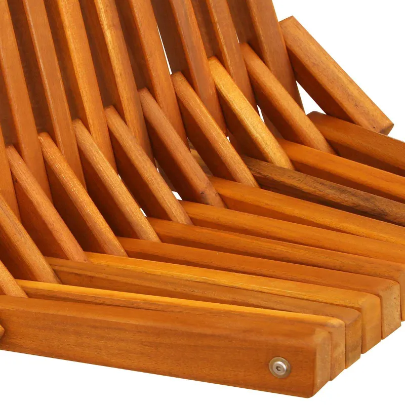 Kėdė 2 pcs Ruda 69 x 56 x 84 cm Kietos akacijos mediena