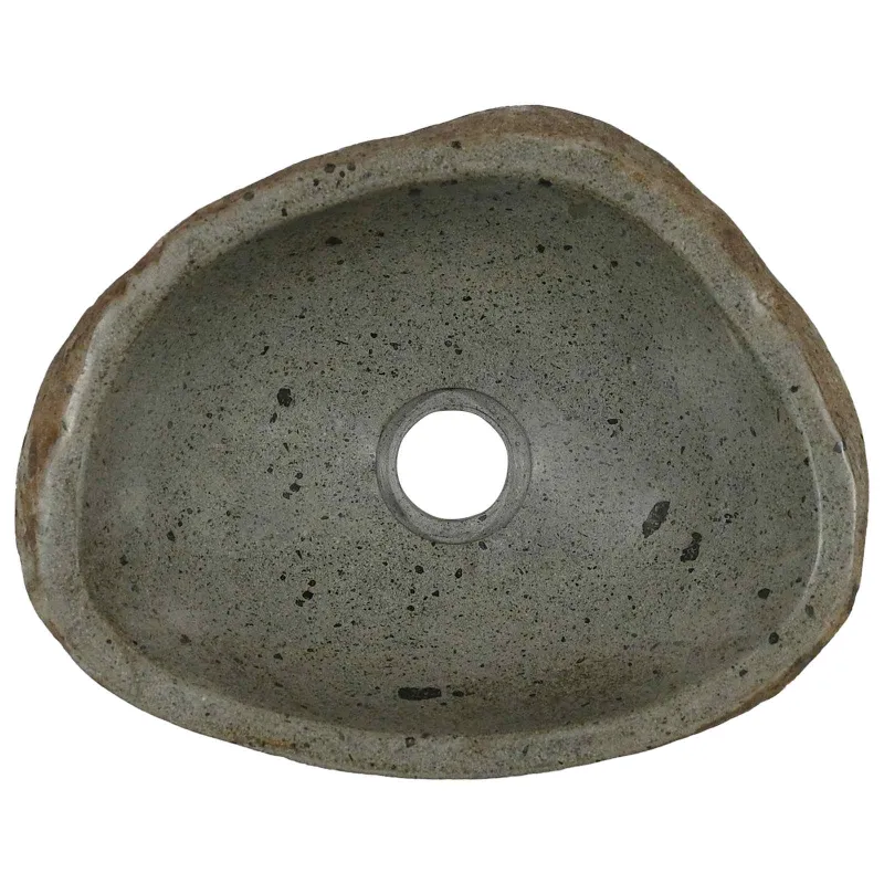 Upių akmens baseinas Šviesiai pilka (30-37) x (25-30) x 12 cm