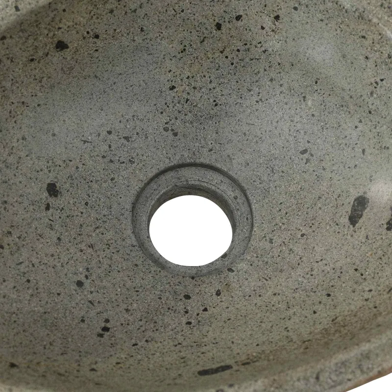 Upių akmens baseinas Šviesiai pilka (30-37) x (25-30) x 12 cm