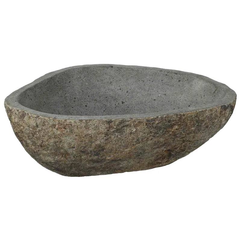 Upių akmens baseinas Šviesiai pilka 52 x 40 x 15 cm Upės Akmuo