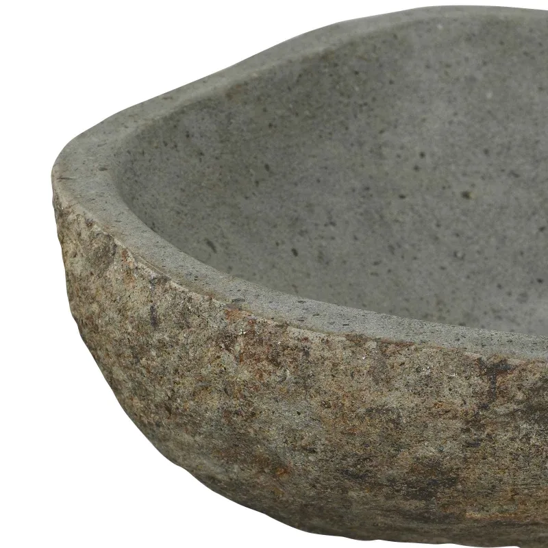 Upių akmens baseinas Šviesiai pilka 52 x 40 x 15 cm Upės Akmuo