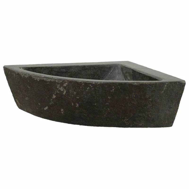 Kriauklė Pilka (38-45) x (38-45) x 12 cm Upės Akmuo