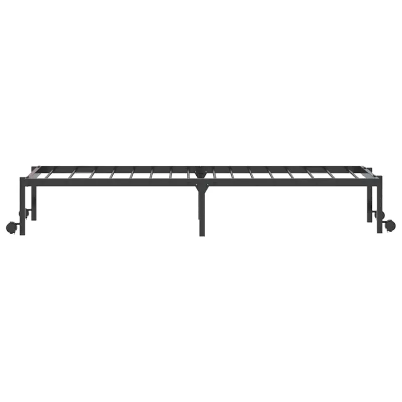 Lovos rėmas be čiužinio Sulankstomas juodas 80x200 cm Plienas