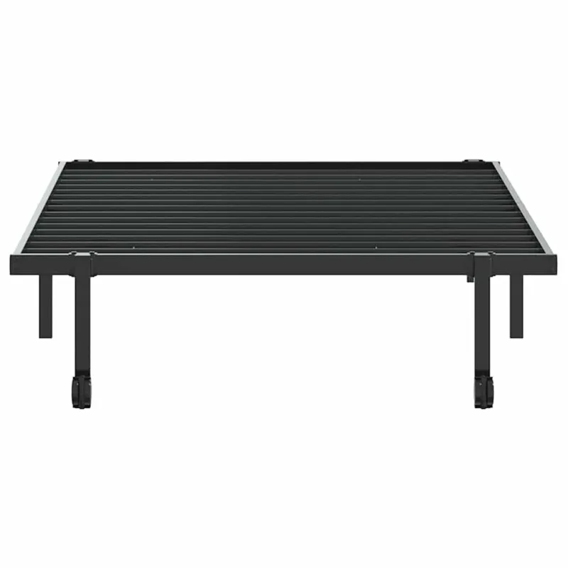 Lovos rėmas be čiužinio Sulankstomas juodas 100x190cm Plieninis