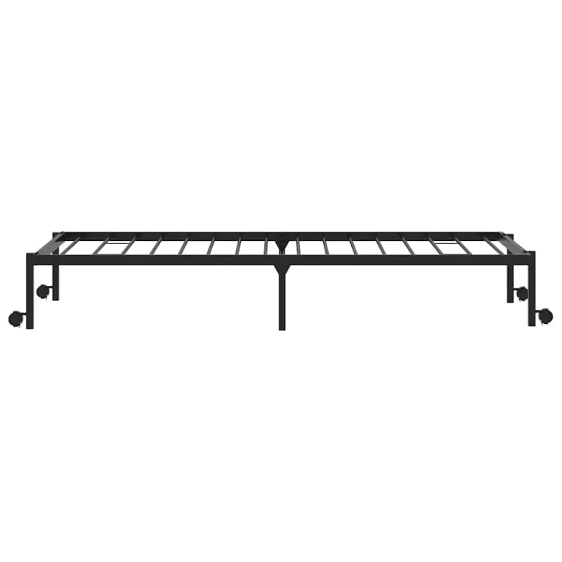 Lovos rėmas be čiužinio Sulankstomas juodas 100x200 cm Plienas