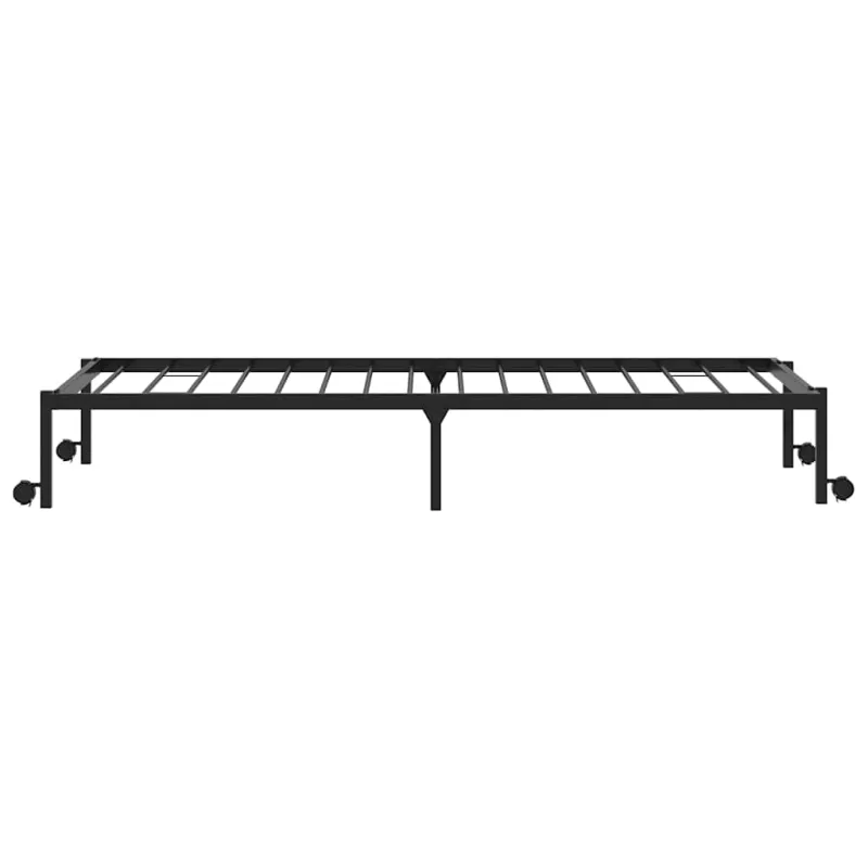 Lovos rėmas be čiužinio Sulankstomas juodas 107x203 cm Plienas