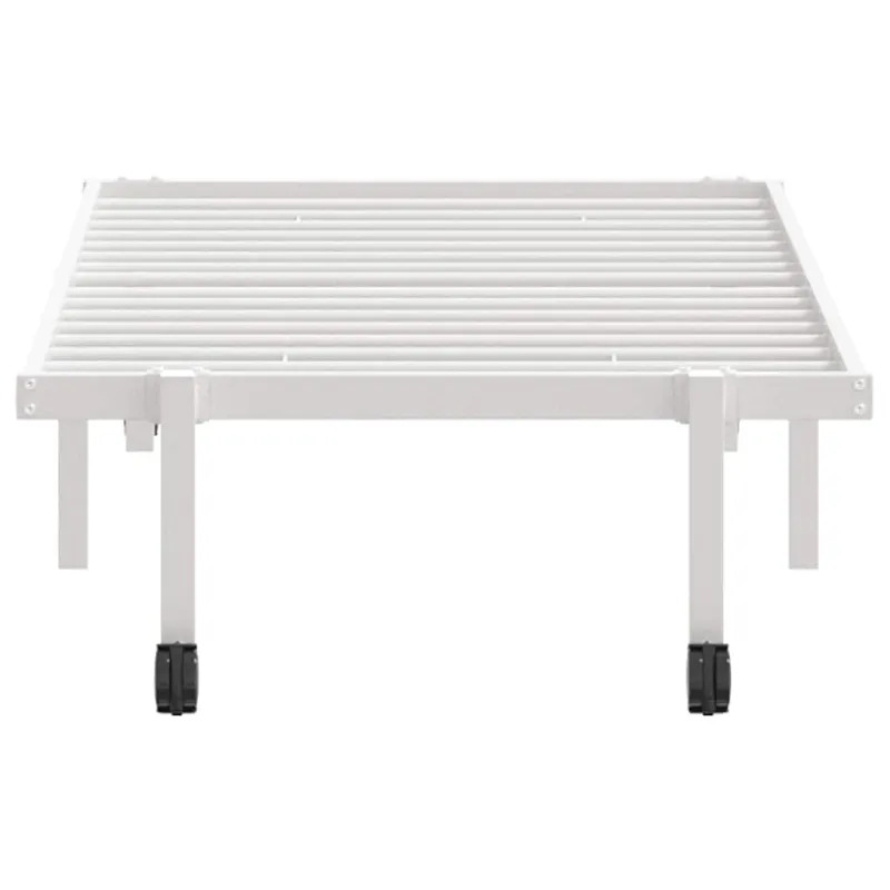 Lovos rėmas be čiužinio Sulankstomas baltas 75x190 cm Plienas