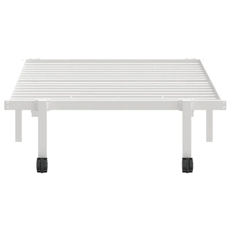 Lovos rėmas be čiužinio Sulankstomas baltas 90x190 cm Plieninis