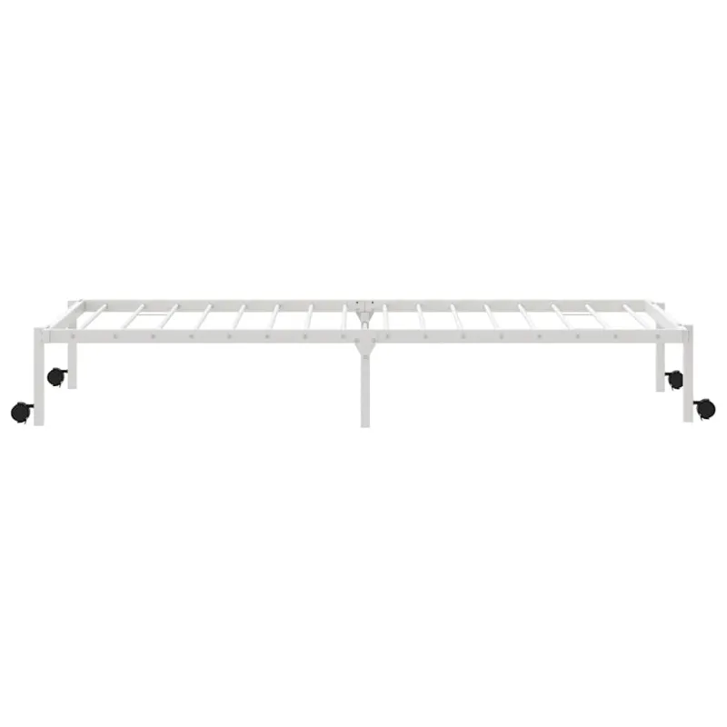 Lovos rėmas be čiužinio Sulankstomas baltas 100x190 cm Plienas