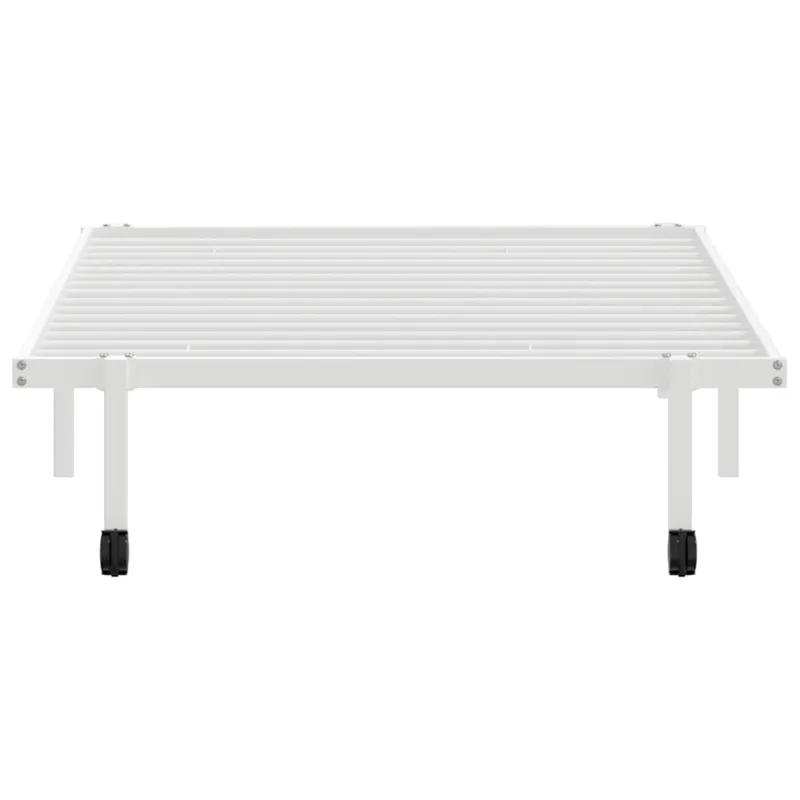 Lovos rėmas be čiužinio Sulankstomas baltas 107x203 cm Plienas