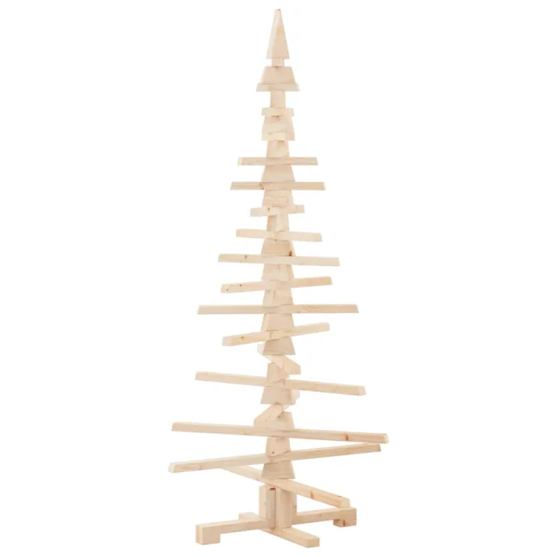 Medinė Kalėdų eglutė dekoracijai, 150 cm, pušies masyvas