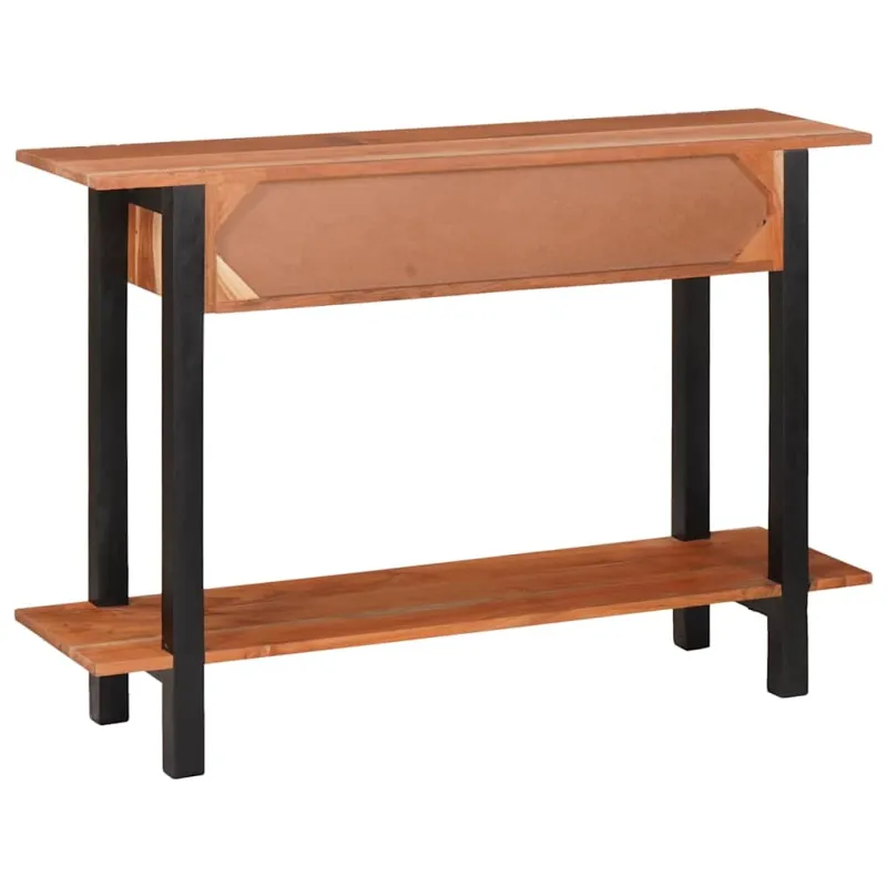 Konsolinis stalas su stalčių Ruda ir juoda 110 x 30 x 75 cm