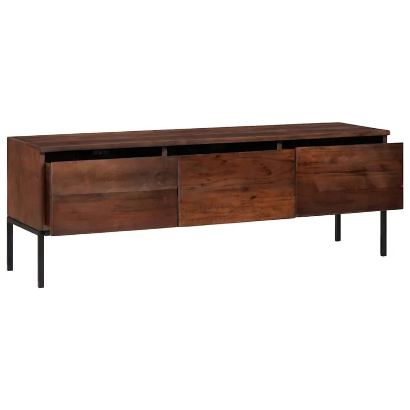 Televizoriaus spintelė su stalčių honey brown 110 x 30 x 36 cm
