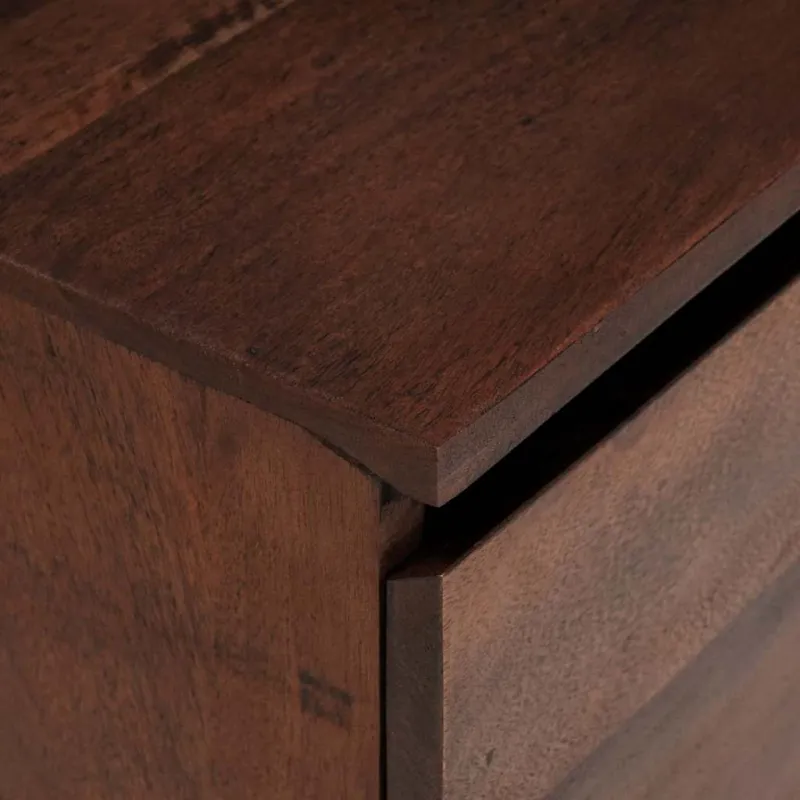 Televizoriaus spintelė su stalčių honey brown 110 x 30 x 36 cm