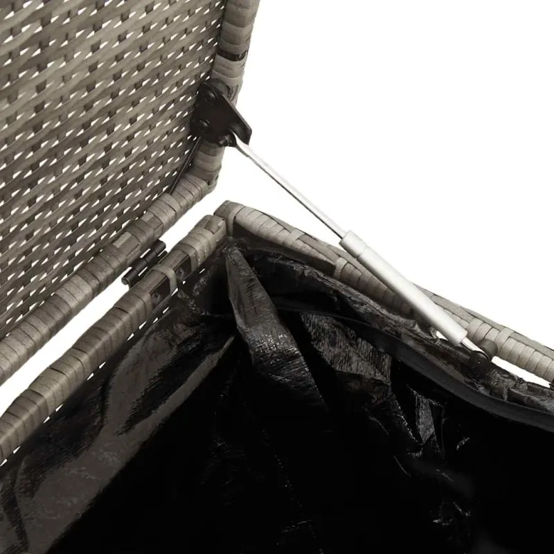 Sodo daiktadėžė, pilka, 110x50x58cm, polirotangas