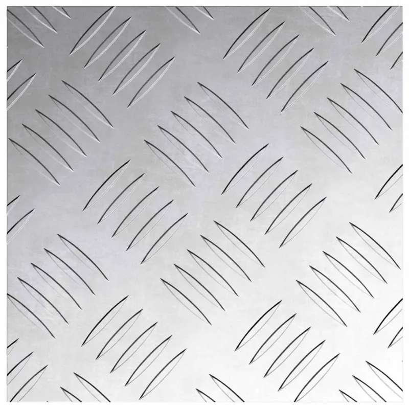 Laiptų danga Kvadrato 4 pcs Sidabro 20 x 20 cm Aliuminis