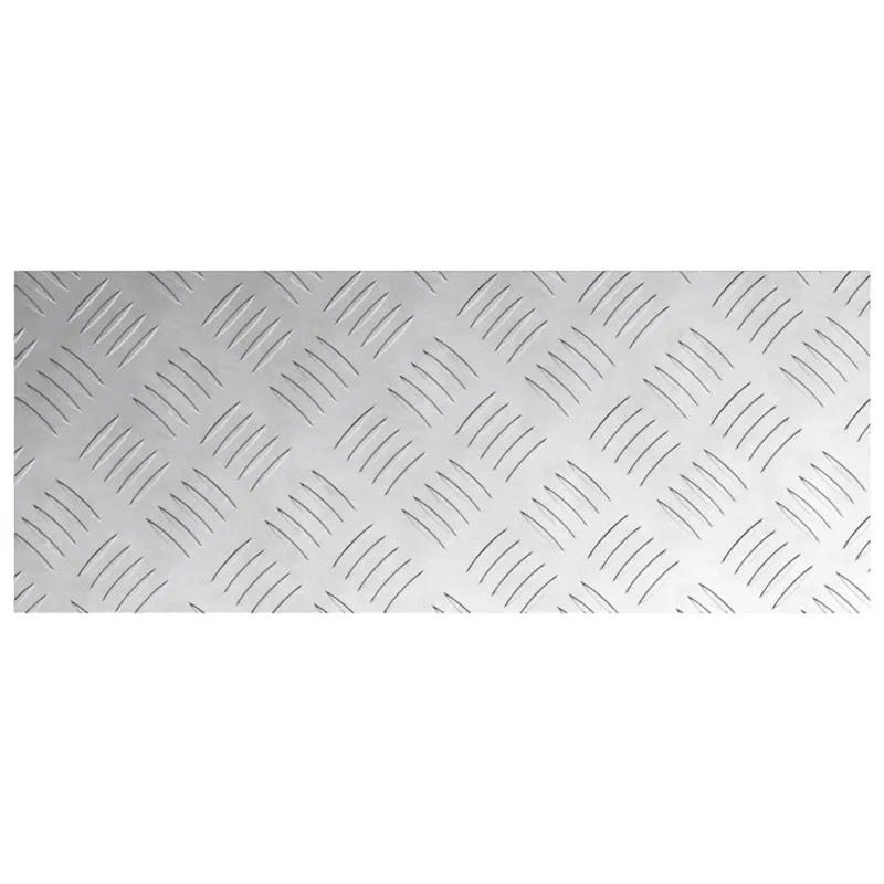 Laiptų danga Stačiakampio 4 pcs Sidabro 50 x 20 cm Aliuminis