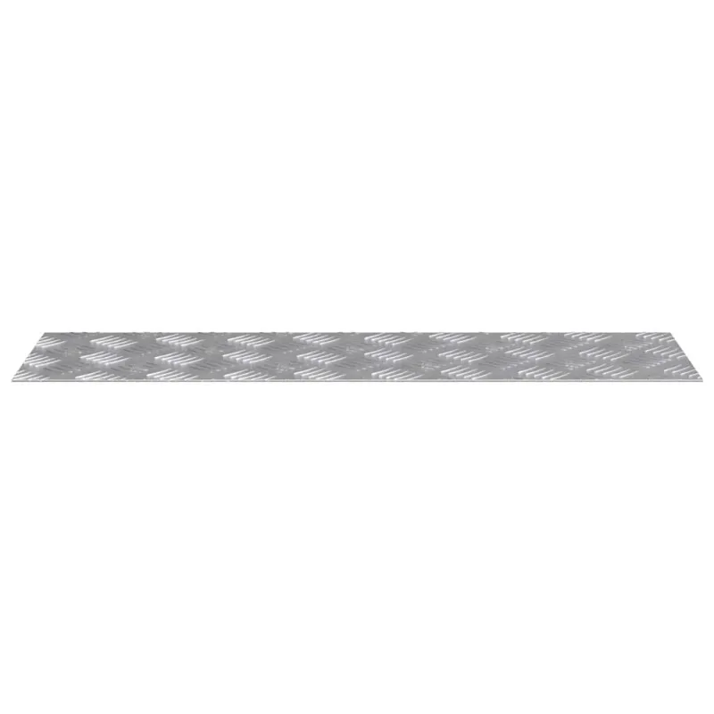 Laiptų danga Stačiakampio 2 pcs Sidabro 70 x 20 cm Aliuminis