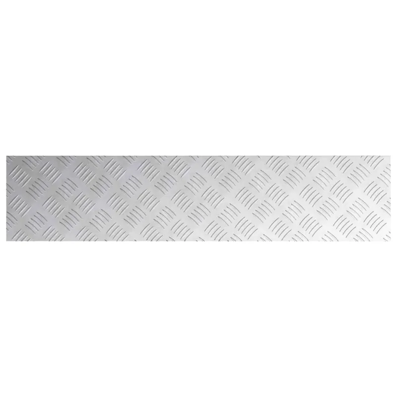 Laiptų danga Stačiakampio 2 pcs Sidabro 90 x 20 cm Aliuminis