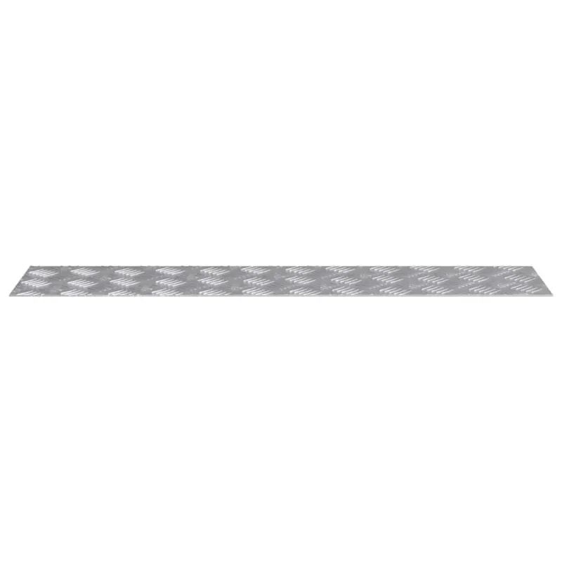 Laiptų danga Stačiakampio 2 pcs Sidabro 90 x 20 cm Aliuminis