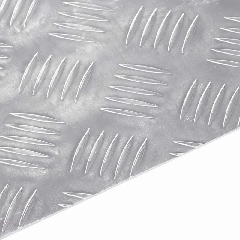 Laiptų danga Stačiakampio 2 pcs Sidabro 90 x 20 cm Aliuminis
