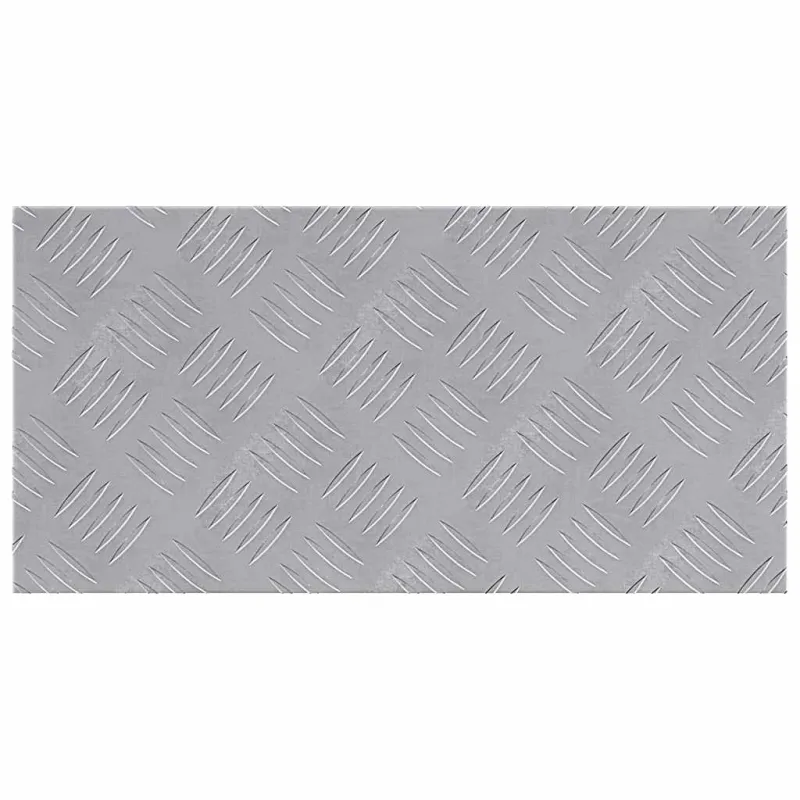 Laiptų danga Stačiakampio 2 pcs Sidabro 50 x 25 cm Aliuminis