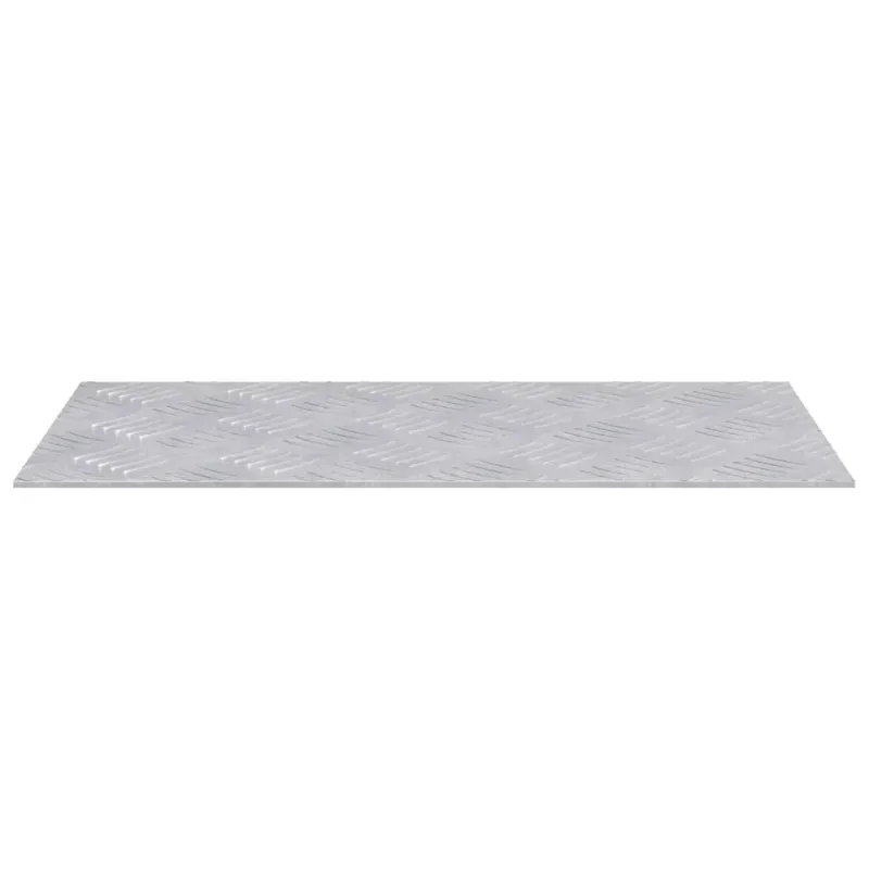 Laiptų danga Stačiakampio 4 pcs Sidabro 50 x 25 cm Aliuminis