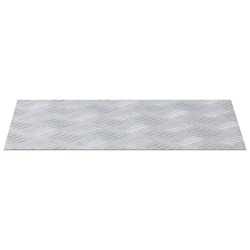 Laiptų danga Stačiakampio 4 pcs Sidabro 40 x 30 cm Aliuminis