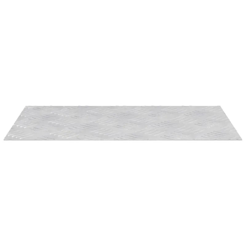 Laiptų danga Stačiakampio 4 pcs Sidabro 50 x 30 cm Aliuminis