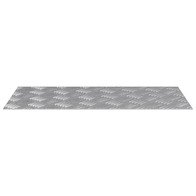 Laiptų danga Stačiakampio 2 pcs Sidabro 60 x 30 cm Aliuminis