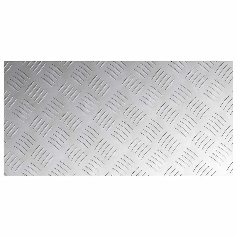 Laiptų danga Stačiakampio 2 pcs Sidabro 60 x 30 cm Aliuminis