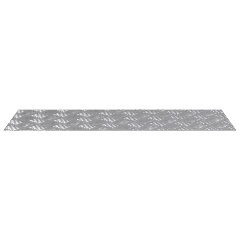 Laiptų danga Stačiakampio 2 pcs Sidabro 80 x 30 cm Aliuminis