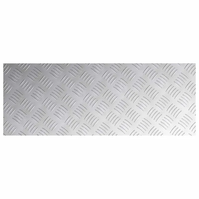 Laiptų danga Stačiakampio 2 pcs Sidabro 80 x 30 cm Aliuminis