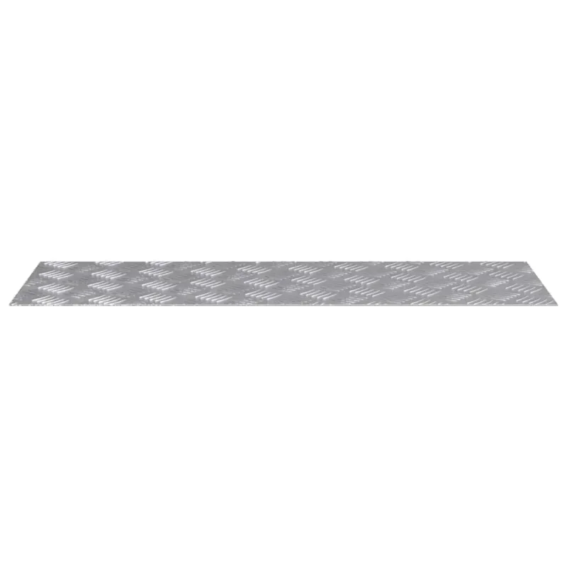 Laiptų danga Stačiakampio 2 pcs Sidabro 90 x 30 cm Aliuminis