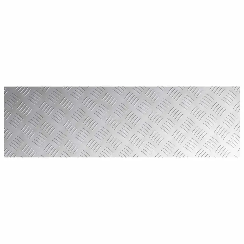 Laiptų danga Stačiakampio 4 pcs Sidabro 100 x 30 cm Aliuminis