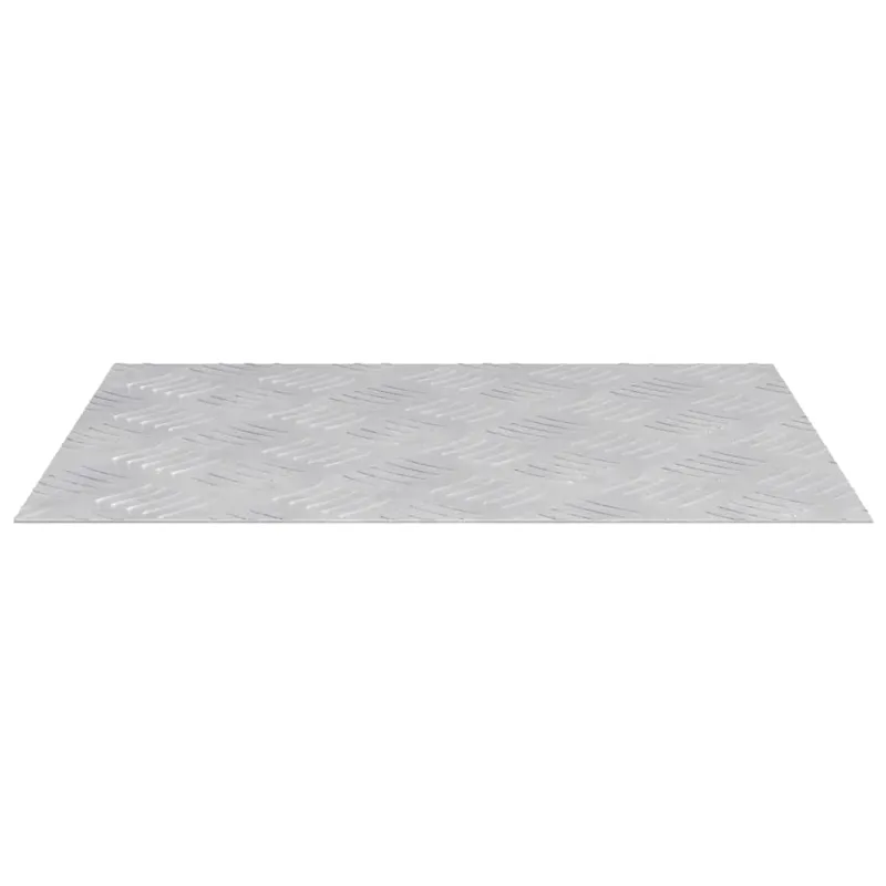 Laiptų danga Stačiakampio 2 pcs Sidabro 50 x 40 cm Aliuminis