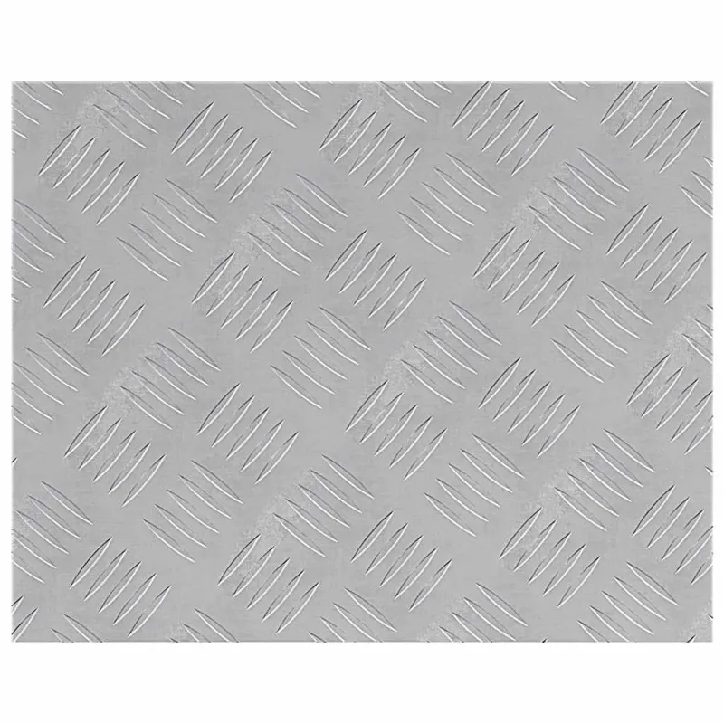 Laiptų danga Stačiakampio 2 pcs Sidabro 50 x 40 cm Aliuminis