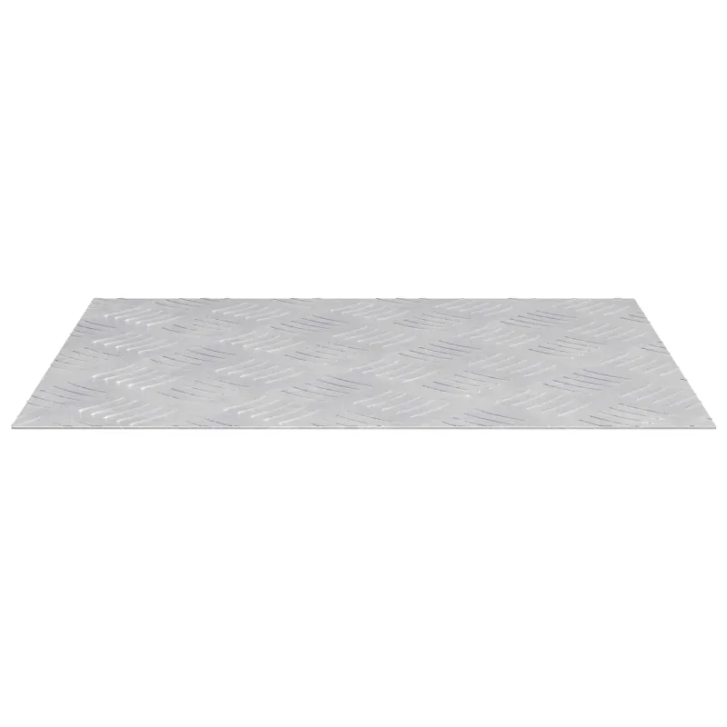 Laiptų danga Stačiakampio 2 pcs Sidabro 50 x 40 cm Aliuminis